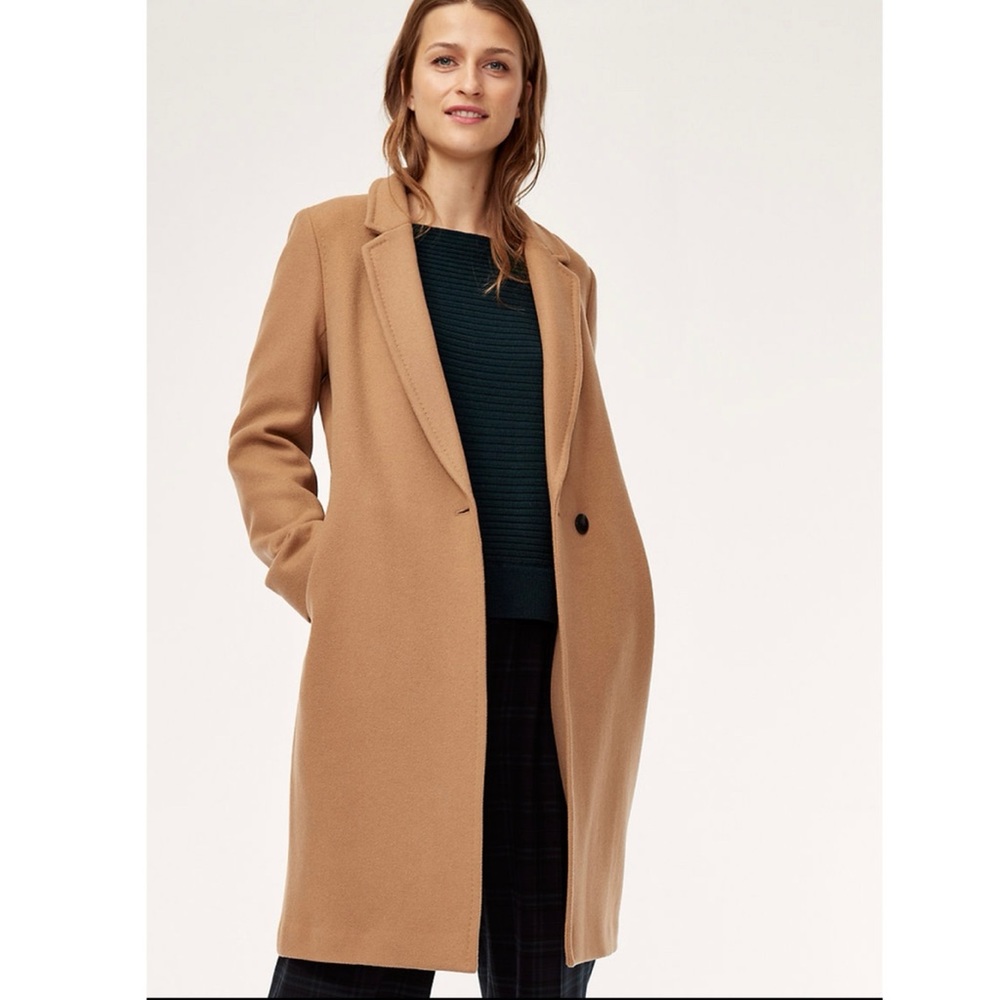 Aritzia Camel Wool Stedman Coat
